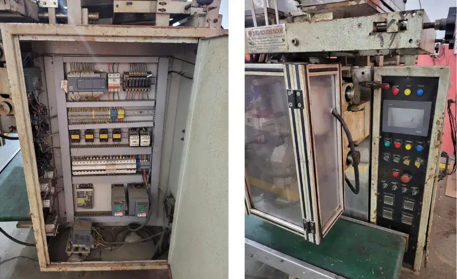 4 Track Pouch Packing Machine sealing mechanism close-up
