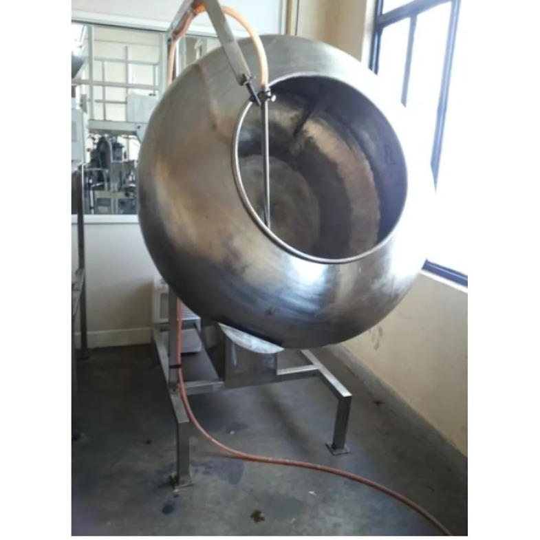 Coating Pan With Oil Spray System