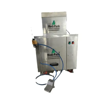 Semi-Automatic Air & Vacuum Bottle Cleaning Machine