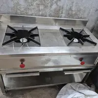 2-burner SS gas range - thumbnail